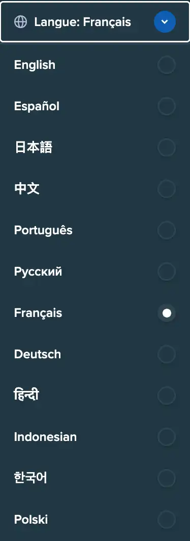 Les pays additionnels